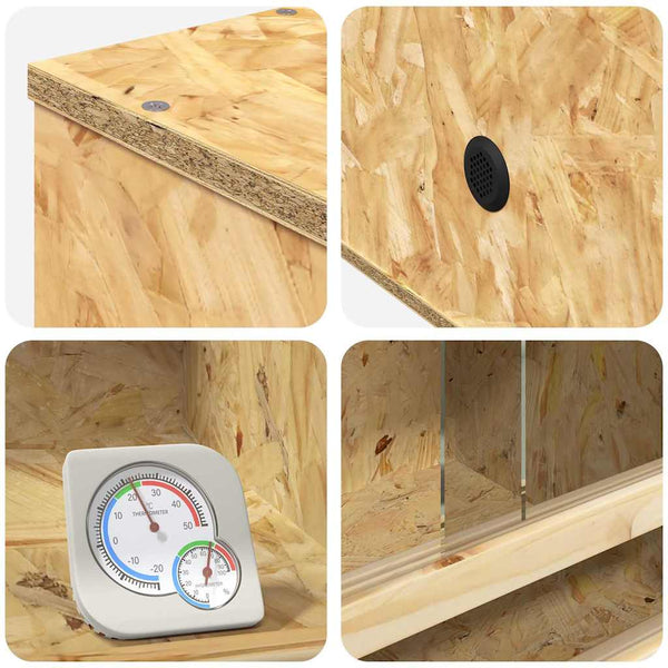Terrarium Ruskea 40 x 40 x 40 cm OSB