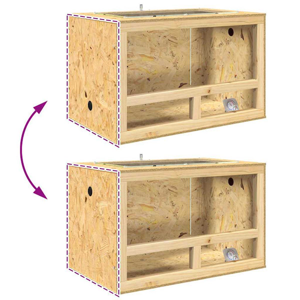 Terrarium Ruskea 80 x 50 x 50 cm OSB
