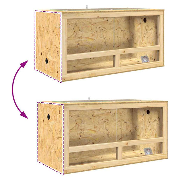 Terrarium Ruskea 100 x 50 x 50 cm OSB
