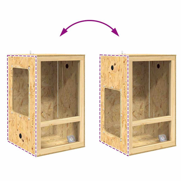 Terrarium Ruskea 50 x 50 x 80 cm OSB