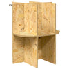 Terraarion Perusta hyllyllä Ruskea 40 x 40 x 50 cm OSB