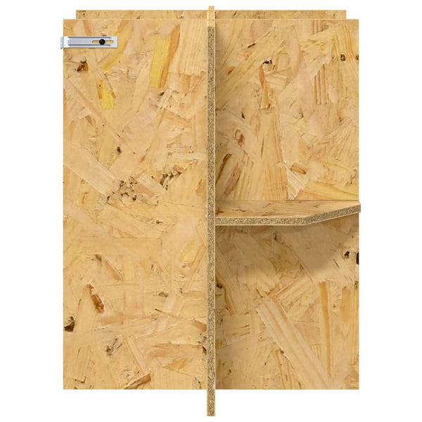 Terraarion Perusta hyllyllä Ruskea 40 x 40 x 50 cm OSB