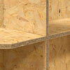 Terraarion Perusta hyllyllä Ruskea 80 x 40 x 50 cm OSB