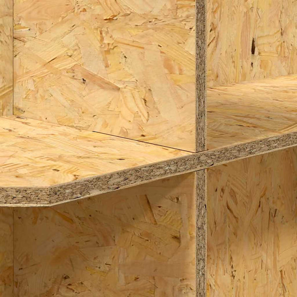 Terraarion Perusta hyllyllä Ruskea 80 x 40 x 50 cm OSB