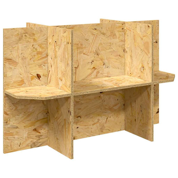 Terraarion Perusta hyllyllä Ruskea 80 x 40 x 50 cm OSB