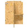 Terraarion Perusta hyllyllä Ruskea 80 x 40 x 50 cm OSB