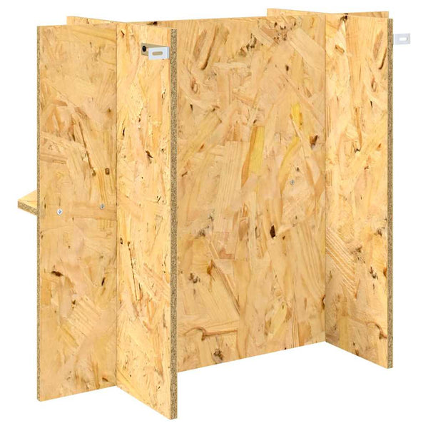 Terraarion Perusta hyllyllä Ruskea 60 x 30 x 50 cm OSB