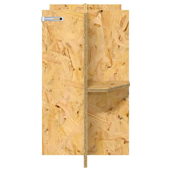 Terraarion Perusta hyllyllä Ruskea 60 x 30 x 50 cm OSB