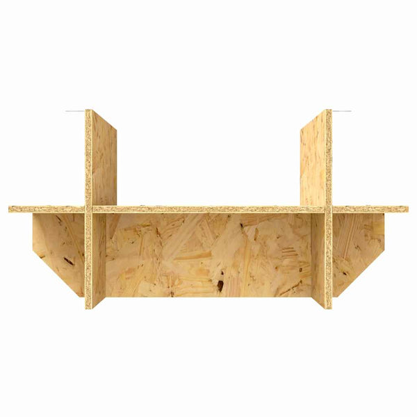 Terraarion Perusta hyllyllä Ruskea 60 x 30 x 50 cm OSB