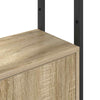 Kirjahylly 6 tasoa 40 x 24 x 161 cm Tekninen puu Sonoman tammi