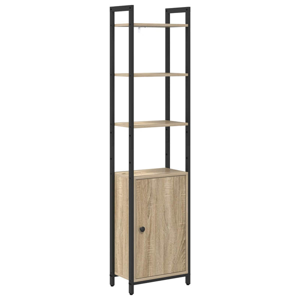 Kirjahylly 6 tasoa 40 x 24 x 161 cm Tekninen puu Sonoman tammi