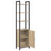 Kirjahylly 6 tasoa 40 x 24 x 161 cm Tekninen puu Sonoman tammi