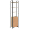 Kirjahylly 6 tasoa 40 x 24 x 161 cm Tekninen puu Sonoman tammi