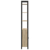 Kirjahylly 6 tasoa 40 x 24 x 161 cm Tekninen puu Sonoman tammi