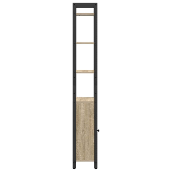 Kirjahylly 6 tasoa 40 x 24 x 161 cm Tekninen puu Sonoman tammi