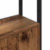 Kirjahylly 6 tasoa 40 x 24 x 161 cm Tekninen puu Vanha Puu
