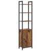 Kirjahylly 6 tasoa 40 x 24 x 161 cm Tekninen puu Vanha Puu