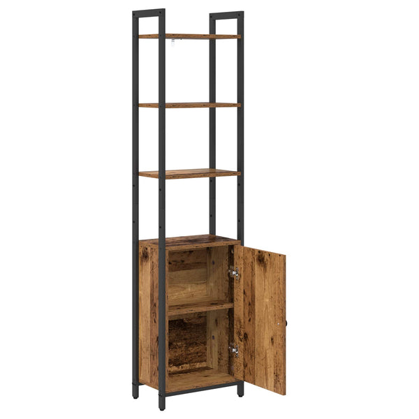 Kirjahylly 6 tasoa 40 x 24 x 161 cm Tekninen puu Vanha Puu