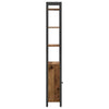 Kirjahylly 6 tasoa 40 x 24 x 161 cm Tekninen puu Vanha Puu