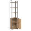 Kirjahylly 6 tasoa 40 x 24 x 161 cm Tekninen puu Artisan tammi