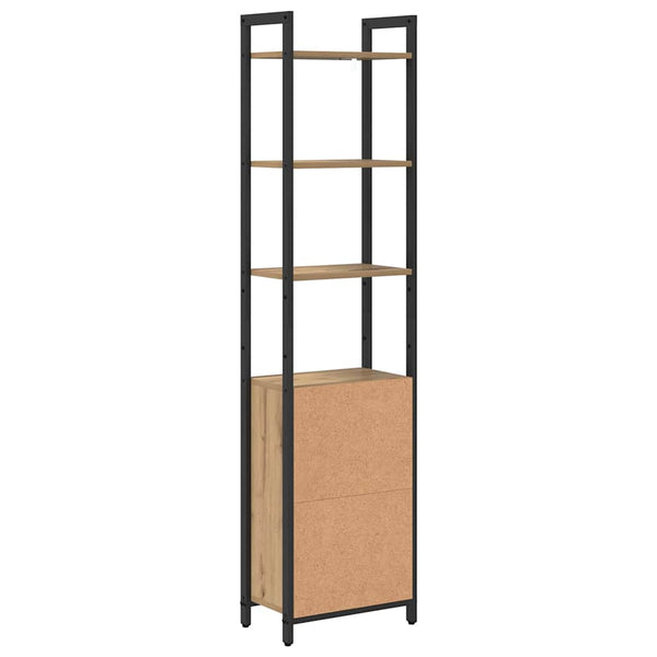Kirjahylly 6 tasoa 40 x 24 x 161 cm Tekninen puu Artisan tammi