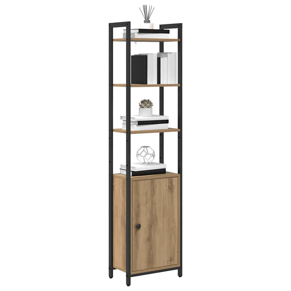 Kirjahylly 6 tasoa 40 x 24 x 161 cm Tekninen puu Artisan tammi