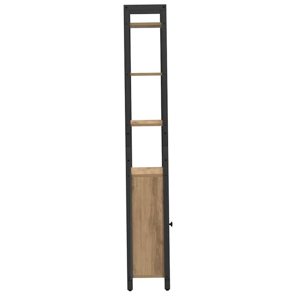 Kirjahylly 6 tasoa 40 x 24 x 161 cm Tekninen puu Artisan tammi