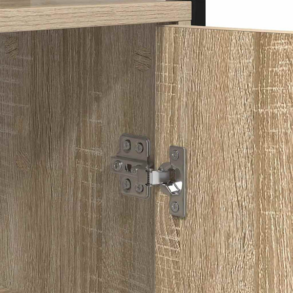 Kirjahylly 6 tasoa 60 x 24 x 161 cm Tekninen puu Sonoman tammi