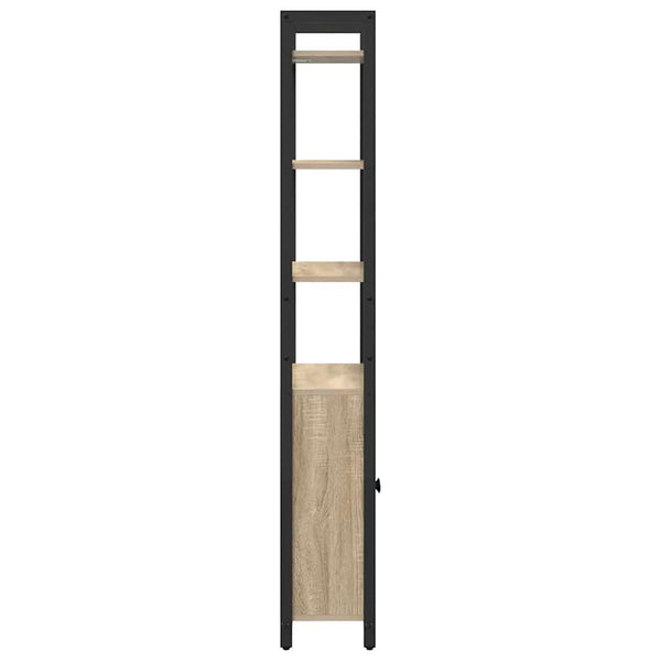 Kirjahylly 6 tasoa 60 x 24 x 161 cm Tekninen puu Sonoman tammi