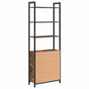 Kirjahylly 6 tasoa 60 x 24 x 161 cm Tekninen puu Savupähkinä