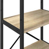 Kirjahylly 5 tasoa 56 x 34 x 171 cm Tekninen puu Sonoman tammi