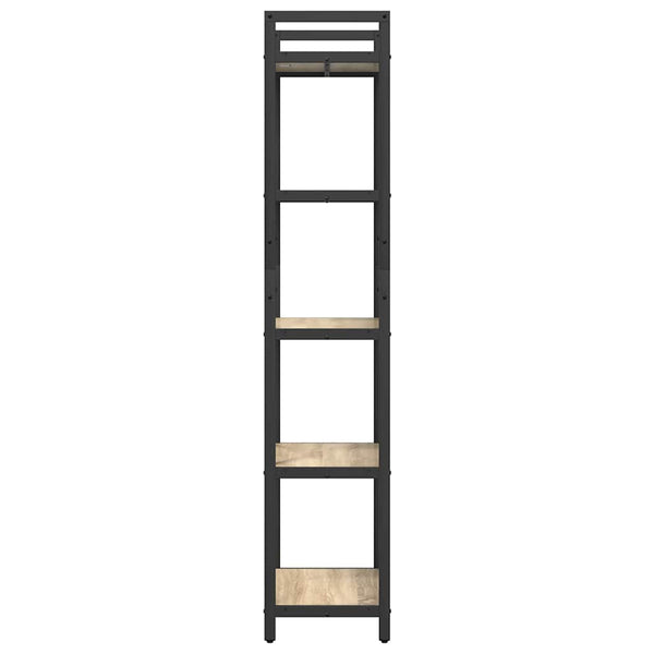 Kirjahylly 5 tasoa 56 x 34 x 171 cm Tekninen puu Sonoman tammi