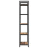 Kirjahylly 5 tasoa 56 x 34 x 171 cm Tekninen puu Vanha Puu