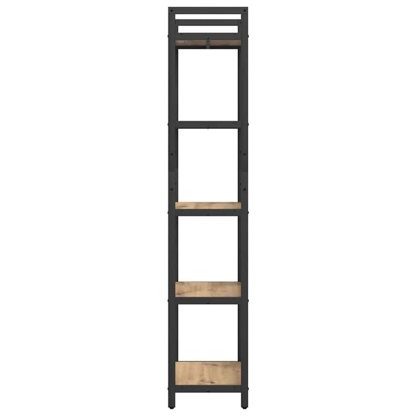 Kirjahylly 5 tasoa 56 x 34 x 171 cm Tekninen puu Artisan tammi