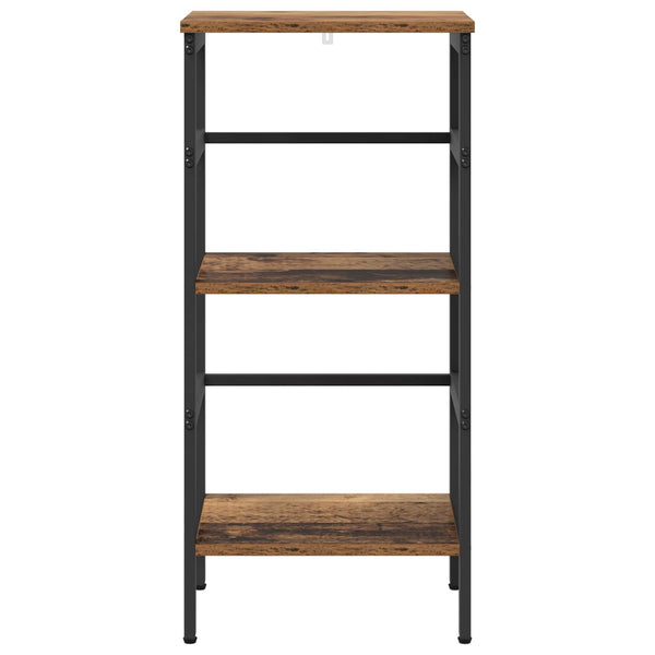 Kirjahylly 2 tasoa 40 x 29,5 x 81 cm Tekninen puu Vanha Puu