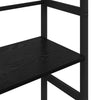 Kirjahylly 3 tasoa 40 x 29,5 x 115 cm Tekninen puu Musta tammi.