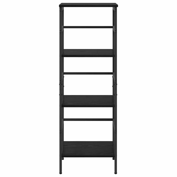 Kirjahylly 3 tasoa 40 x 29,5 x 115 cm Tekninen puu Musta tammi.