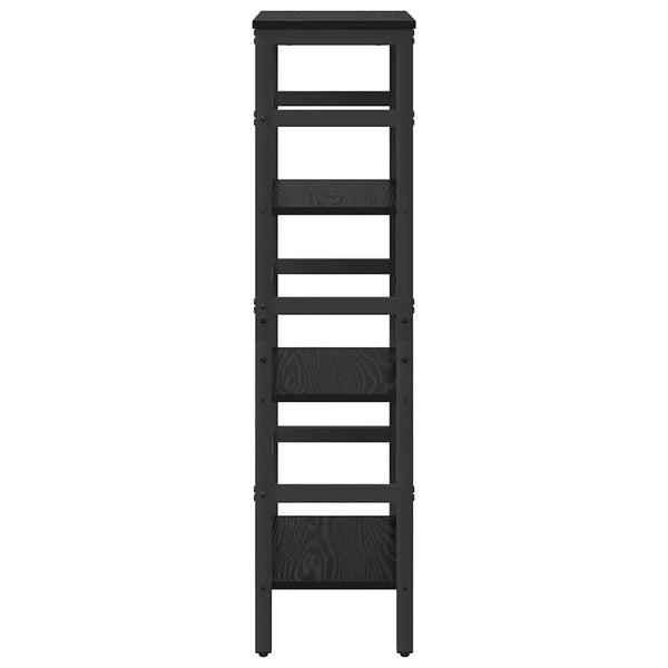 Kirjahylly 3 tasoa 40 x 29,5 x 115 cm Tekninen puu Musta tammi.