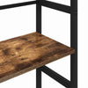 Kirjahylly 4 tasoa 40 x 29,5 x 149 cm Tekninen puu Savupähkinä