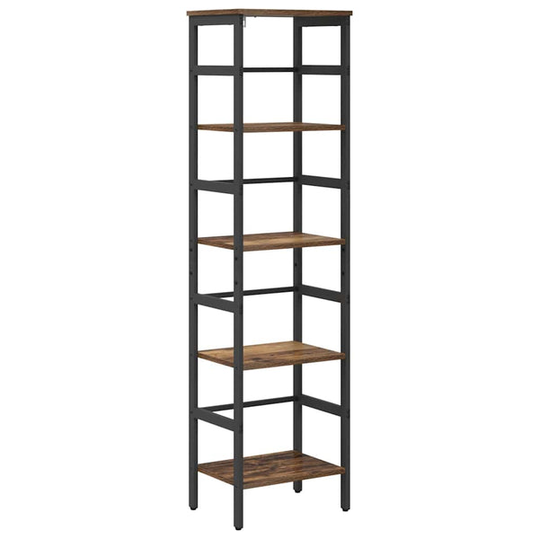 Kirjahylly 4 tasoa 40 x 29,5 x 149 cm Tekninen puu Vanha Puu