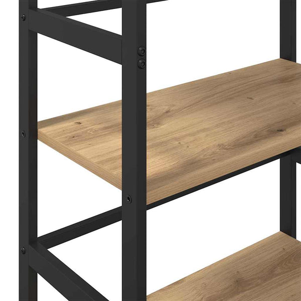 Kirjahylly 2 tasoa 60 x 29,5 x 81 cm Tekninen puu Artisan tammi