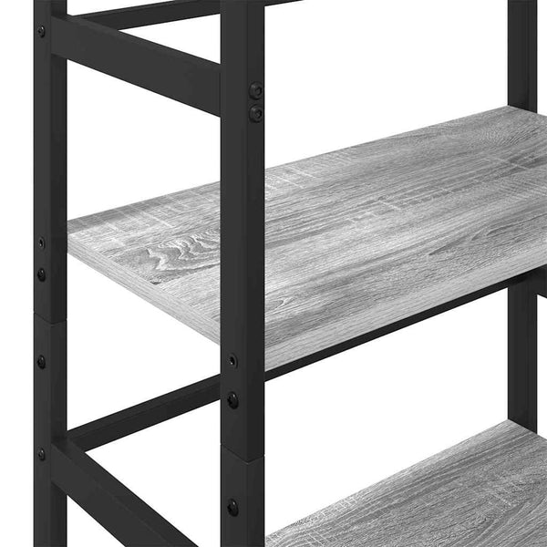 Kirjahylly 4 tasoa 60 x 29,5 x 149 cm Tekninen puu