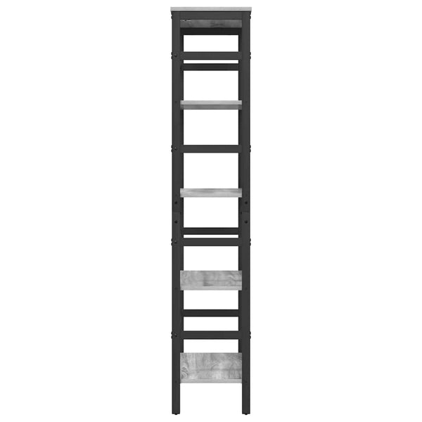 Kirjahylly 4 tasoa 60 x 29,5 x 149 cm Tekninen puu