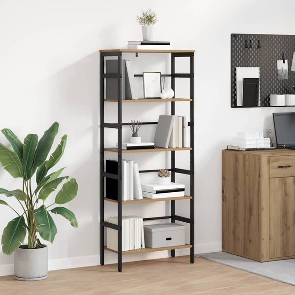 Kirjahylly 4 tasoa 60 x 29,5 x 149 cm Tekninen puu