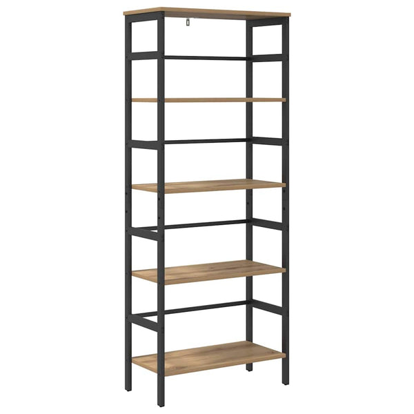 Kirjahylly 4 tasoa 60 x 29,5 x 149 cm Tekninen puu