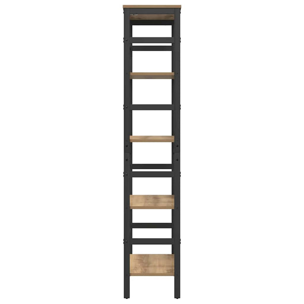Kirjahylly 4 tasoa 60 x 29,5 x 149 cm Tekninen puu