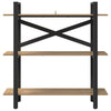 Kirjahylly 3 tasoa 100 x 33,5 x 102 cm Tekninen puu