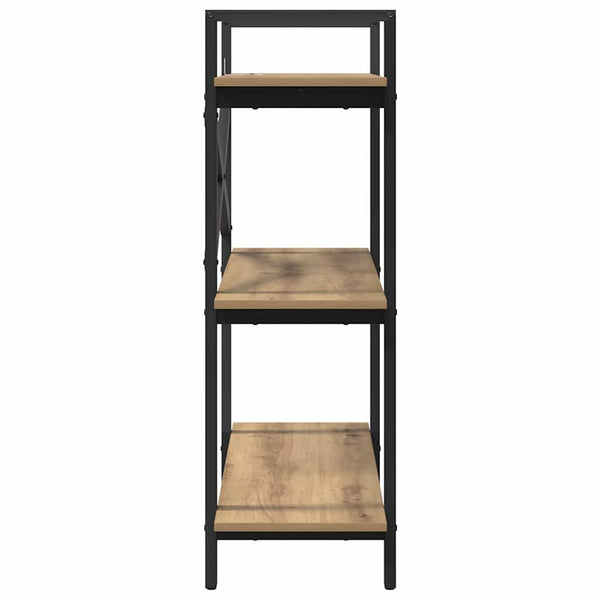 Kirjahylly 3 tasoa 100 x 33,5 x 102 cm Tekninen puu