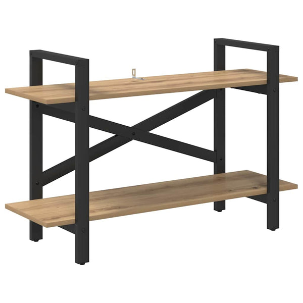 Kirjahylly 2 tasoa 100 x 33,5 x 64 cm Tekninen puu