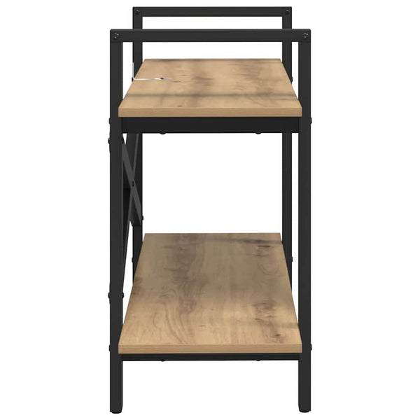 Kirjahylly 2 tasoa 100 x 33,5 x 64 cm Tekninen puu